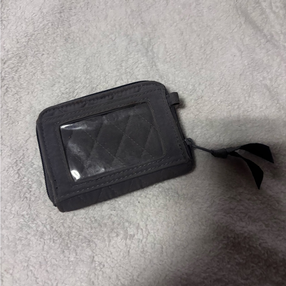 Vera Bradley Quilted Gray Card Holder